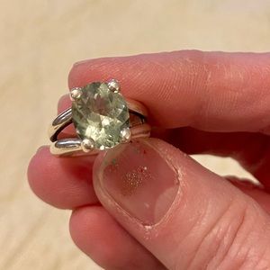 James Avery Prasiolite Ring. Size 5 NWOT
